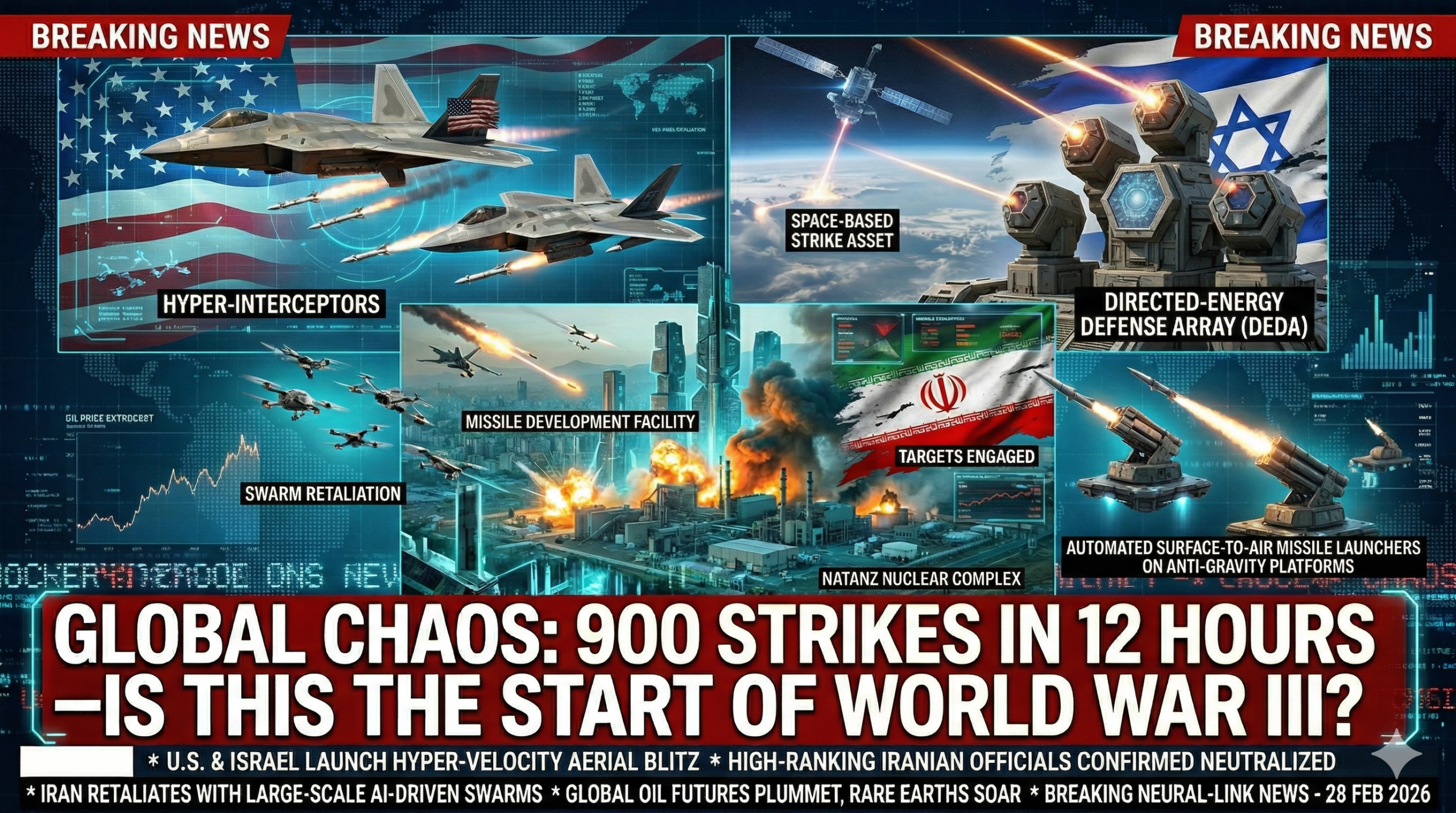 GLOBAL CHAOS: 900 Strikes in 12 Hours Is This the Start of World War