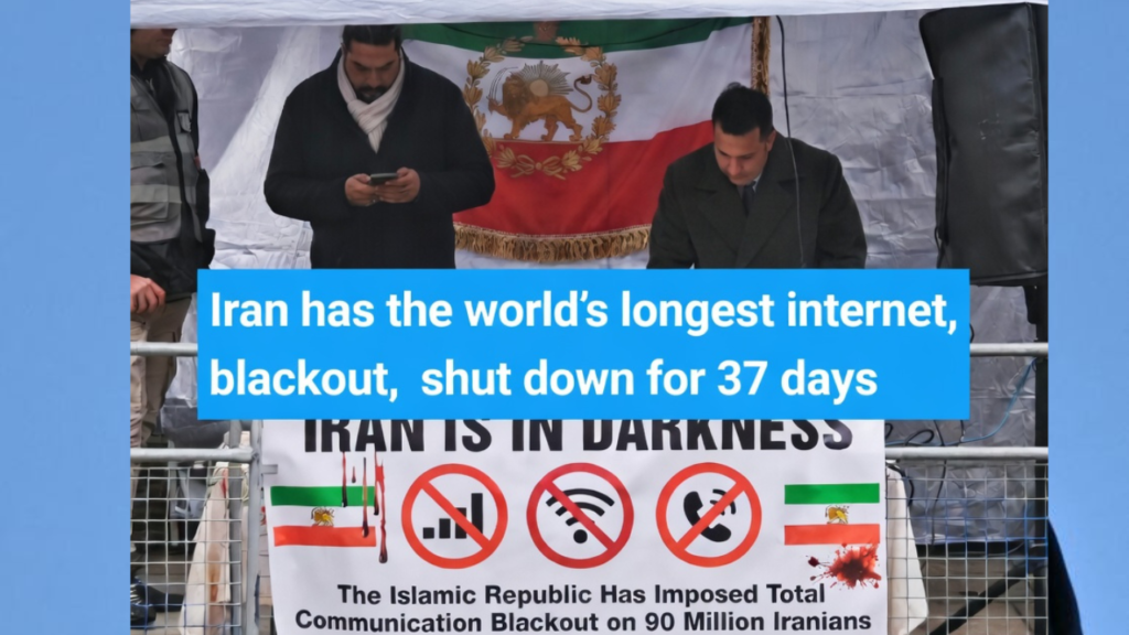 Iran breaks a world record for internet shutdown