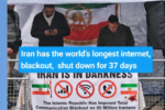 Iran breaks a world record for internet shutdown