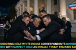 Gunshots Ring Out at White House Dinner Trump Rushed Offstage