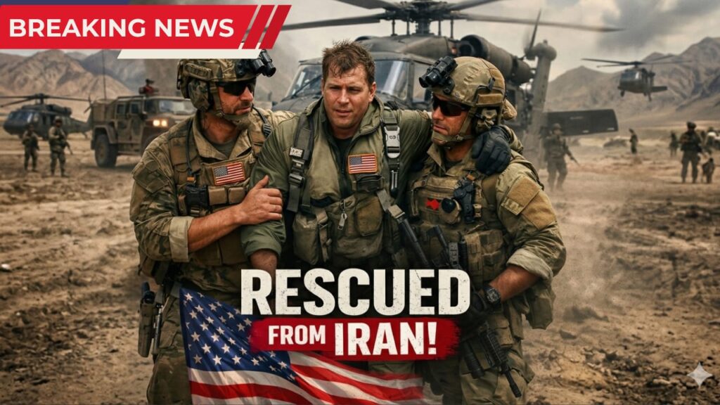 American save pilot in dangerous Iran mission