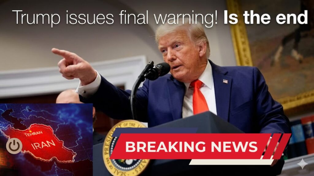 BREAKING: Trump Issues Final Warning! Is This The End