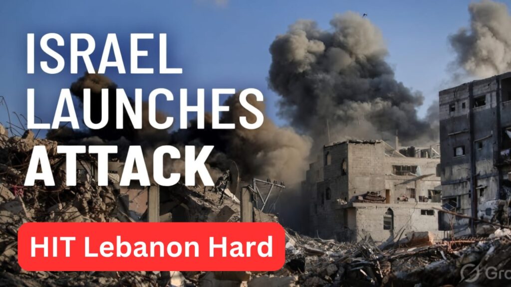 New Air Strikes Hit Lebanon Hard